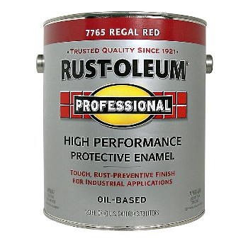 Rust-oleum 7765402 High Performance Enamel, Regal Red ~ Gallon