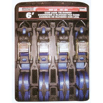 Erickson Mfg 35605 Cam Lock Tie-downs ~ 1" X 6