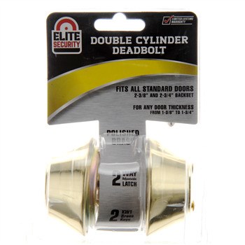 Sn Dbl Cylinder Deadbolt