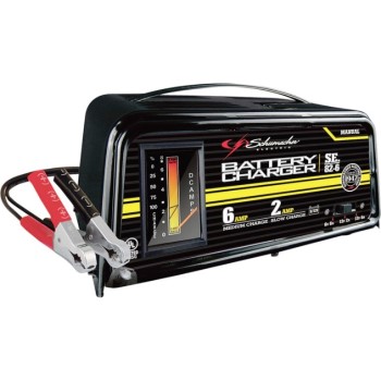 Schumacher Se-82-6 Dual Rate Manual Battery Charger ~ 6/2 Amp 6/12v