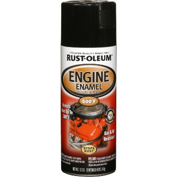 Rust-oleum 248932 Engine Enamel, Gloss Black Spary Cans