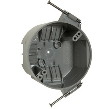 Hubbell/raco 7824rac Round Cable Ceiling Box, Non Metallic 4 Inch