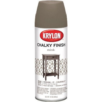 Krylon 4106 Chalky Finish Paint, Spray ~ Mink