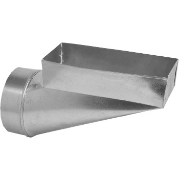 Gray Metal Prods 12x4x6-112r Galv End Boot