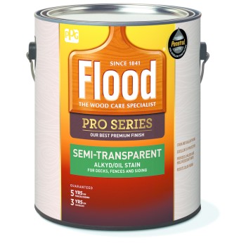 Ppg/akzo Fld802-01 Alkyd Wood Stain, Neutral Base ~ Gallon