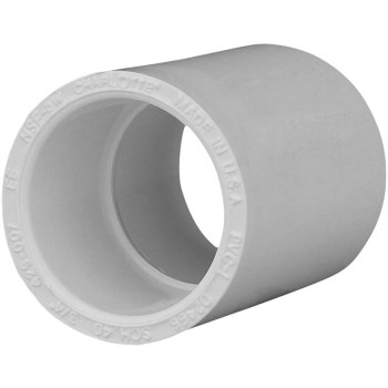 1/2 Pvc Sch40 Sxs Coupling