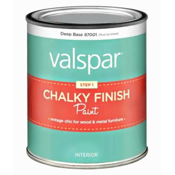 Valspar/mccloskey 410.0087001.005 Chalky Finish Paint Deep Base ~ Qt.