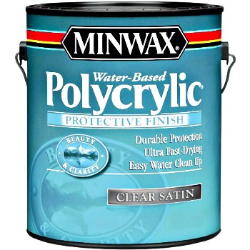 Minwax Satin Clear Polycrylic Protective Finish
