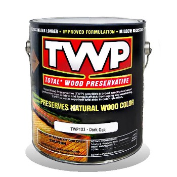 Twp/gemini Twp103-1g Twp Total Wood Preservative, Dark Oak ~ One Gallon