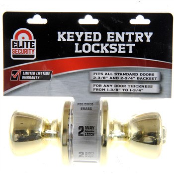 Pb Entry Tulip Lockset