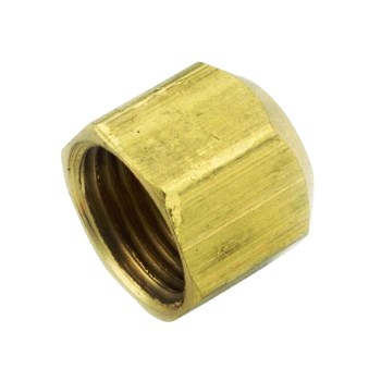 Anderson Metals 54840-06 Flare Cap - Brass - 3/8 Inch
