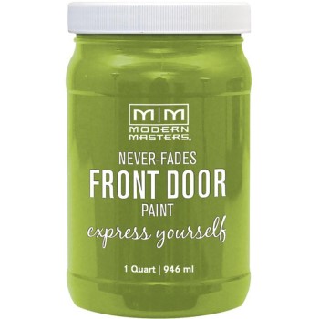 Modern Masters 275275 Express Yourself Front Door Satin Paint, Fortunate ~ Quart