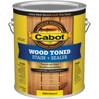 Cabot 01-3000 Deck & Siding Stain ~ Natural - Gallon