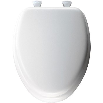 Bemis 113ec000 Toilet Seat, Soft And Elongated ~ White