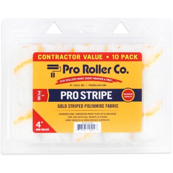 Pro Roller Crc-ce-04-10pk 4in. Gld Strp Cvr