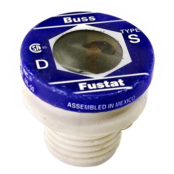 Bussmann/fusetron Sl15 Type S Plug Fuse - 15 Amp