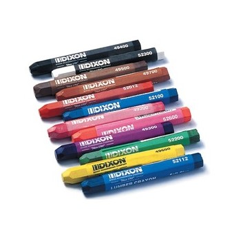 Dixon/prang 52100 Lumber Crayons ~ Blue