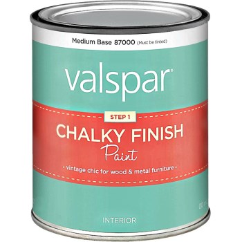 Valspar/McCloskey 410.0087000.005 Chalky Finish Paint Med. Base ~ Qt.