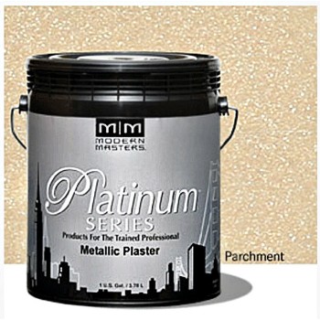 Modern Masters Psmp704-gal Metallic Plaster, Parchment ~ Gallon