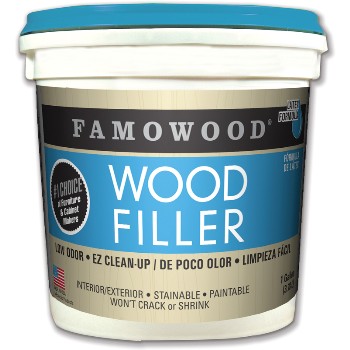 Eclectic 40002142 Wood Filler, Solvent Free - Walnut ~ Gallon