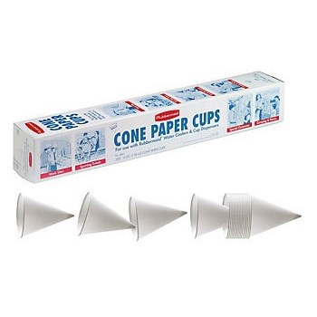 Rubbermaid 2b4112wht Cone Water Cups ~ 6 Oz