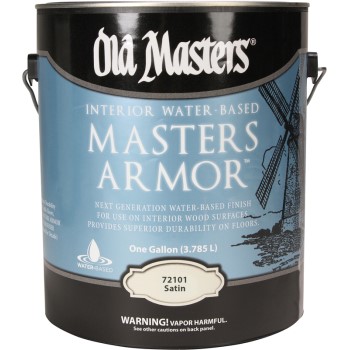 Old Masters 72101 Master Armor Polyurethane Finish, Satin ~ Gallon