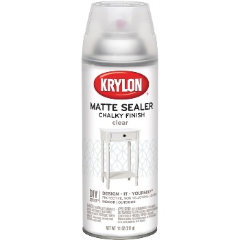 Krylon 4117 Chalky Finish Paint, Spray ~ Clear Sealer