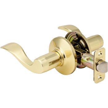Master Lock Wl0403d Passage Lock, Wave ~ Polished Brass