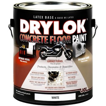 Ugl 21213 Drylok® Concrete Floor Paint, Low Sheen White ~ Gallon
