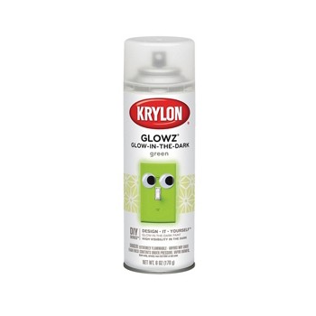 Krylon K03150 Glow In The Dark Paint, Spray ~ Glowz