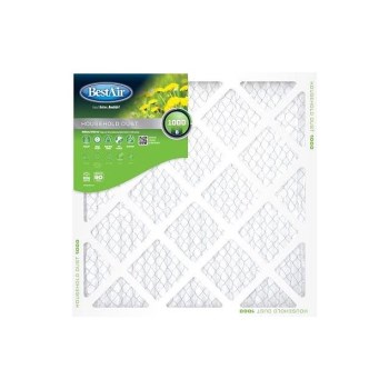 Pleated Furnace Air Filter, MERV 8 - 20" x 25" x 1"