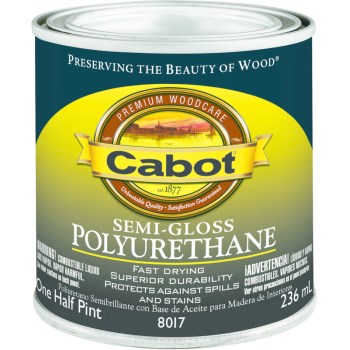 Cabot 1440008017003 Semi-gloss Polyurethane - 1/2 Pint