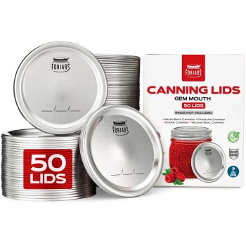Fjlw50 50pk Wide Canning Lids