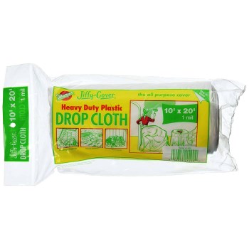 Warp Bros Jc-1020 Plastic Drop Cloth, Jc 10 X 20 Feet 1 Mill