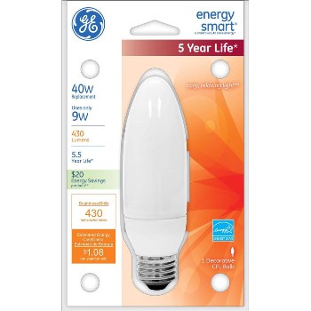 General Electric 24692 Energy Smart Cfl Bulb - 9 Watt