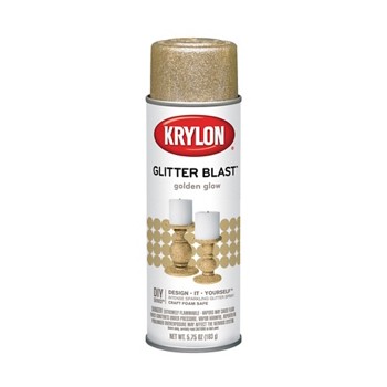 Krylon K03801a00 Glitter Blast Spray Paint, Golden Glow ~ 5.7 5oz