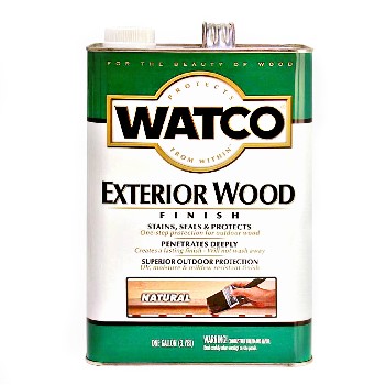 Watco 67731 Exterior Wood Finish, Natural ~ One Gallon