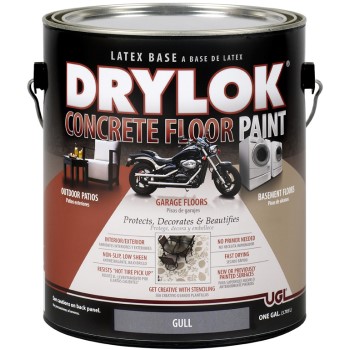 Ugl 21313 Drylok® Concrete Floor Paint, Gull Gray ~ Gallon