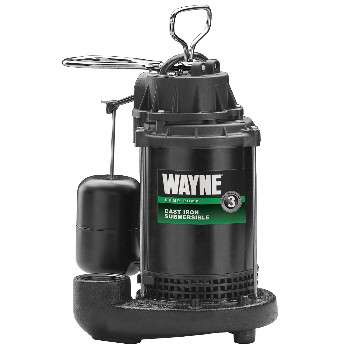 Wayne 56137-wyn Submersible Cast Iron/coated Steel Sump Pump ~ 1/3 Hp