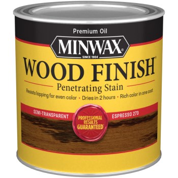 Minwax 227634444 Wood Finish, Espresso ~ 1/2 Pint