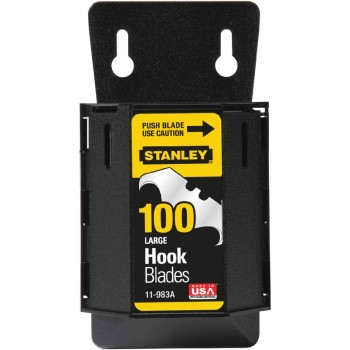Stanley 11-983A Deep Hook Blades in Dispenser, 100-Pack