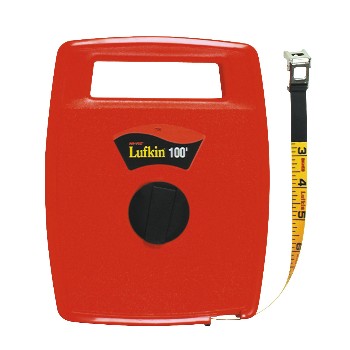 Lufkin/apex/coppertools 706l Fiberglass Tape - Hi-viz® Orange Lufkin - 100ft