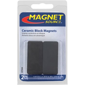 Master Magnetics 07044 .375in. Hd Block Magnet