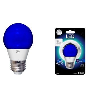 General Electric 92125 Party Light Bulb, Blue ~ Led