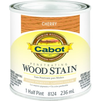 Cabot 1440008124003 Wood Stain - Cherry - 1/2 Pint