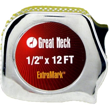 Great Neck C1251 Chrome Tape, 5/8" X 12