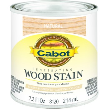 Cabot 1440008120003 Wood Stain - Natural - 1/2 Pint