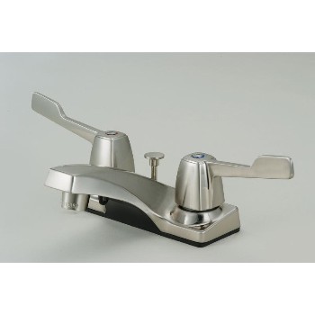 Hardware House 136129 Two Handle Lavatory Faucet Satin Nickel