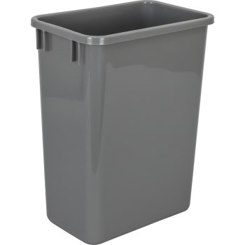 Hardware Resources Can-35gry Can35gry 35 Quart Trash Can