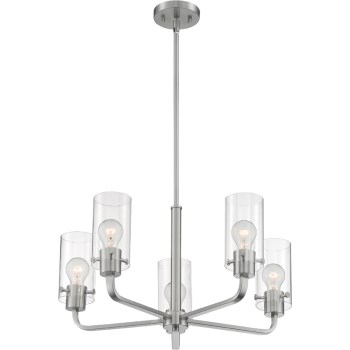 60-7175 Bn 5lt Chandelier